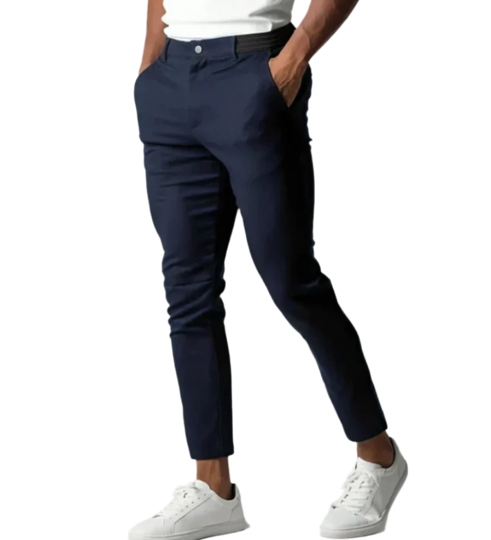 Calças de algodão Elio Stretch