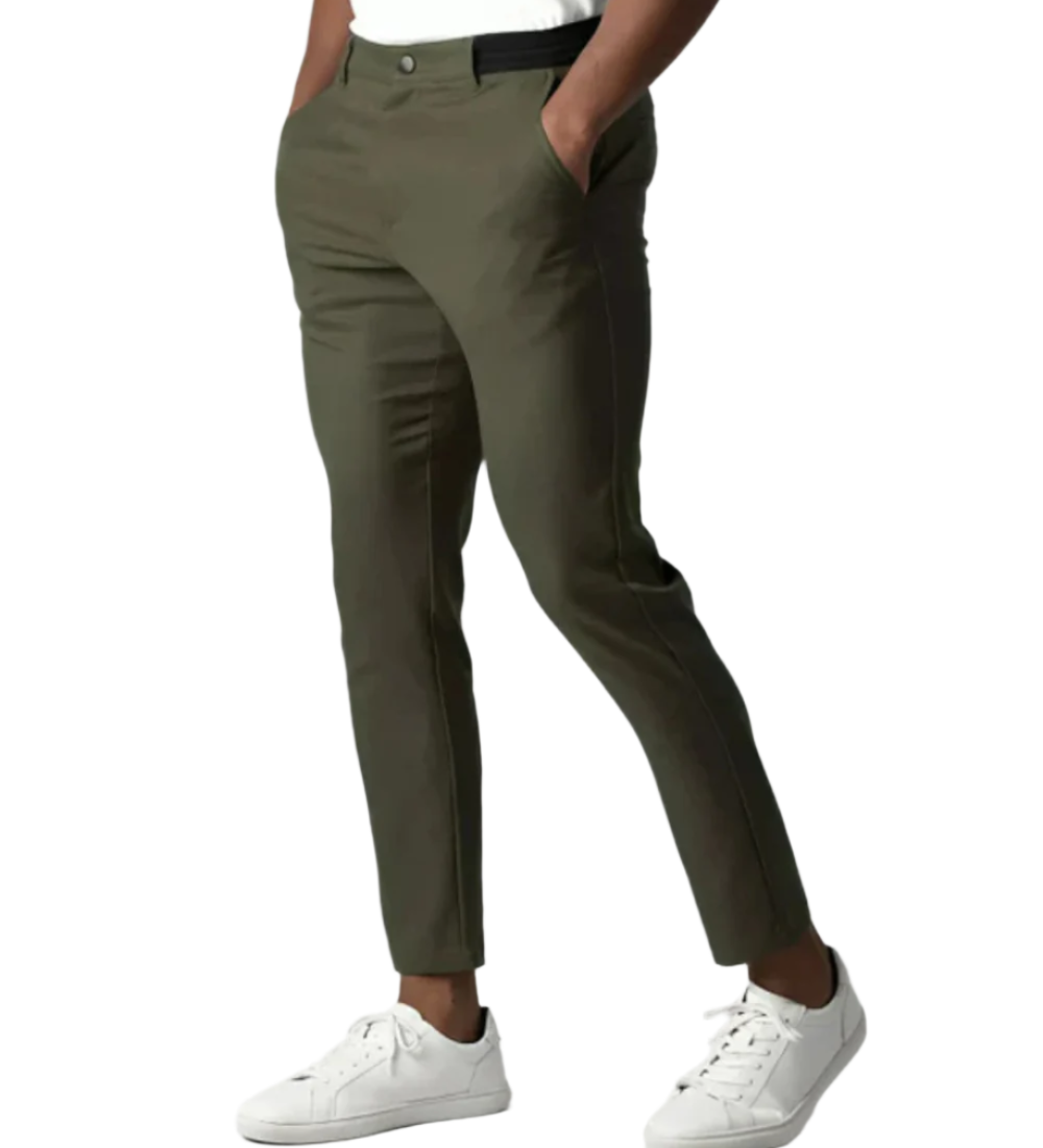 Calças de algodão Elio Stretch