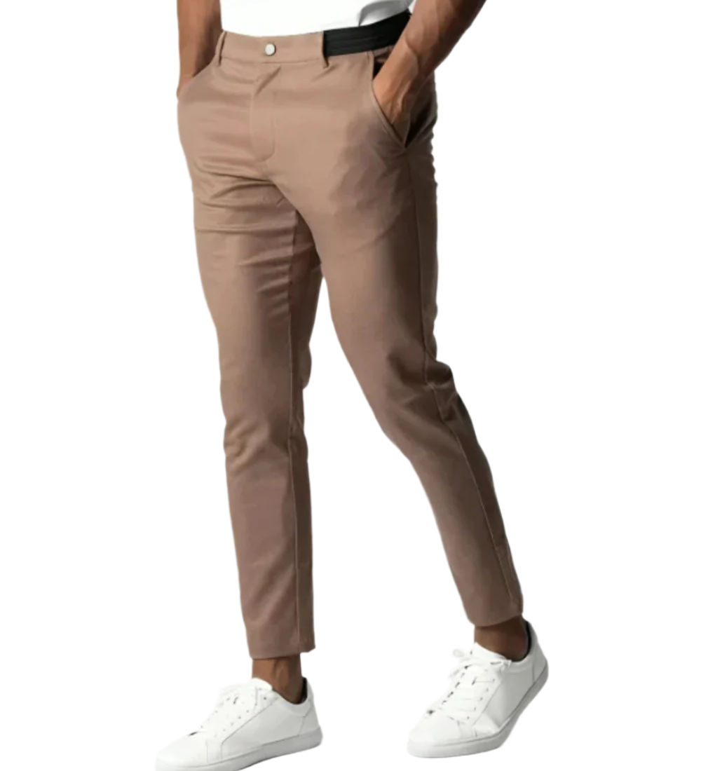 Calças de algodão Elio Stretch