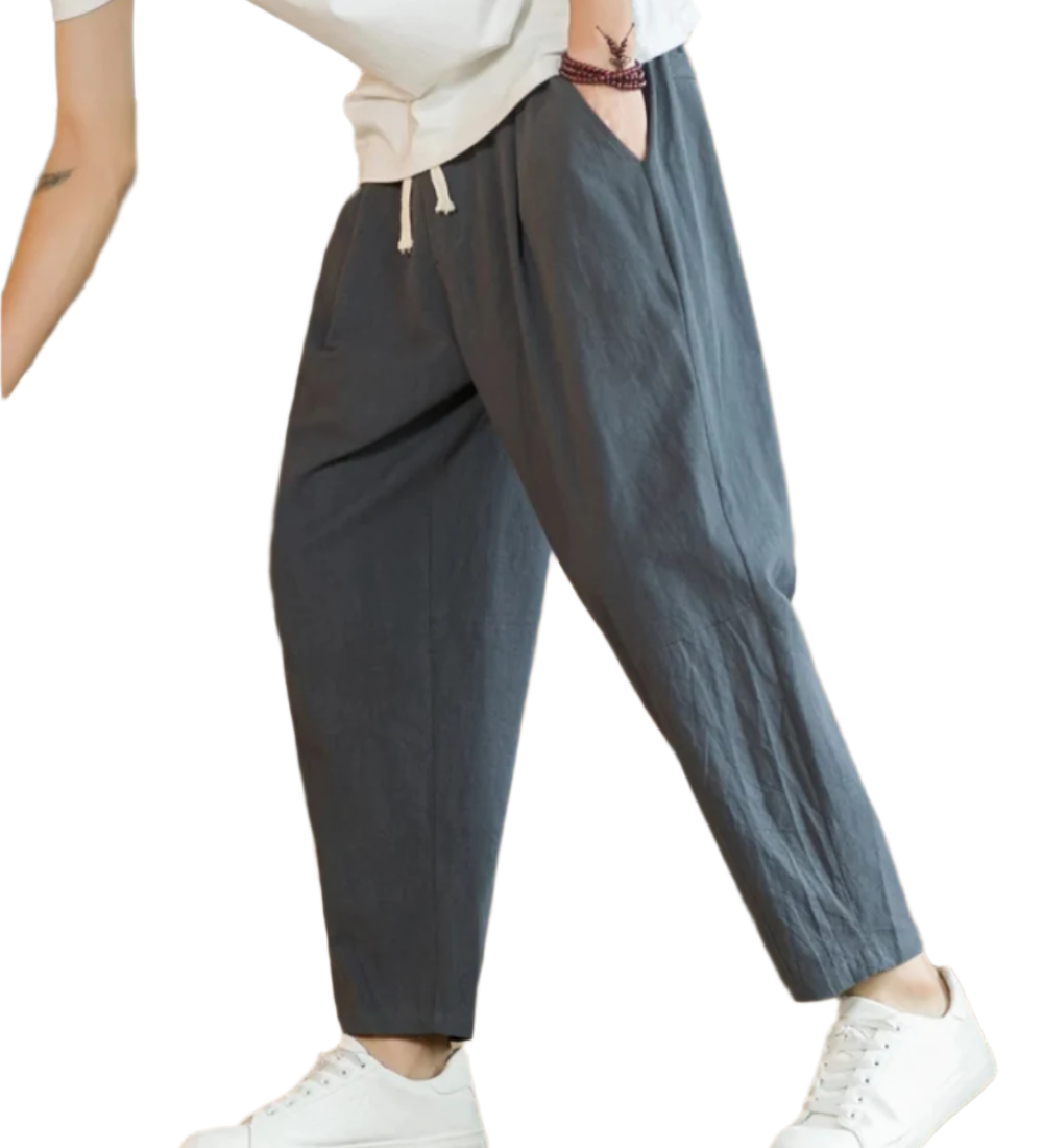 Pantalona de algodão Roma