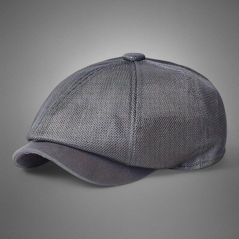 BreezeBoy | Gorra newsboy de malla transpirable para hombre
