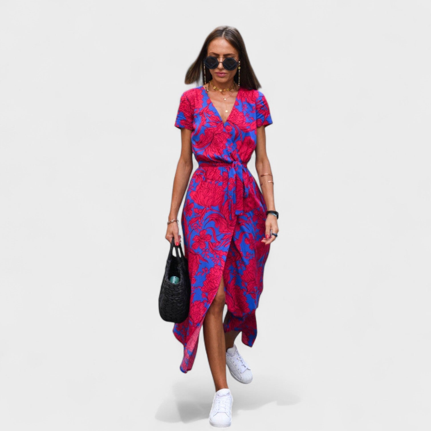 Vestido Lirio Rosa – Estilo Boho Chic