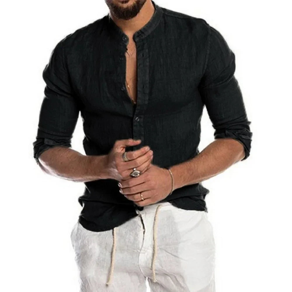 Camisa Lino Algodón Versátil