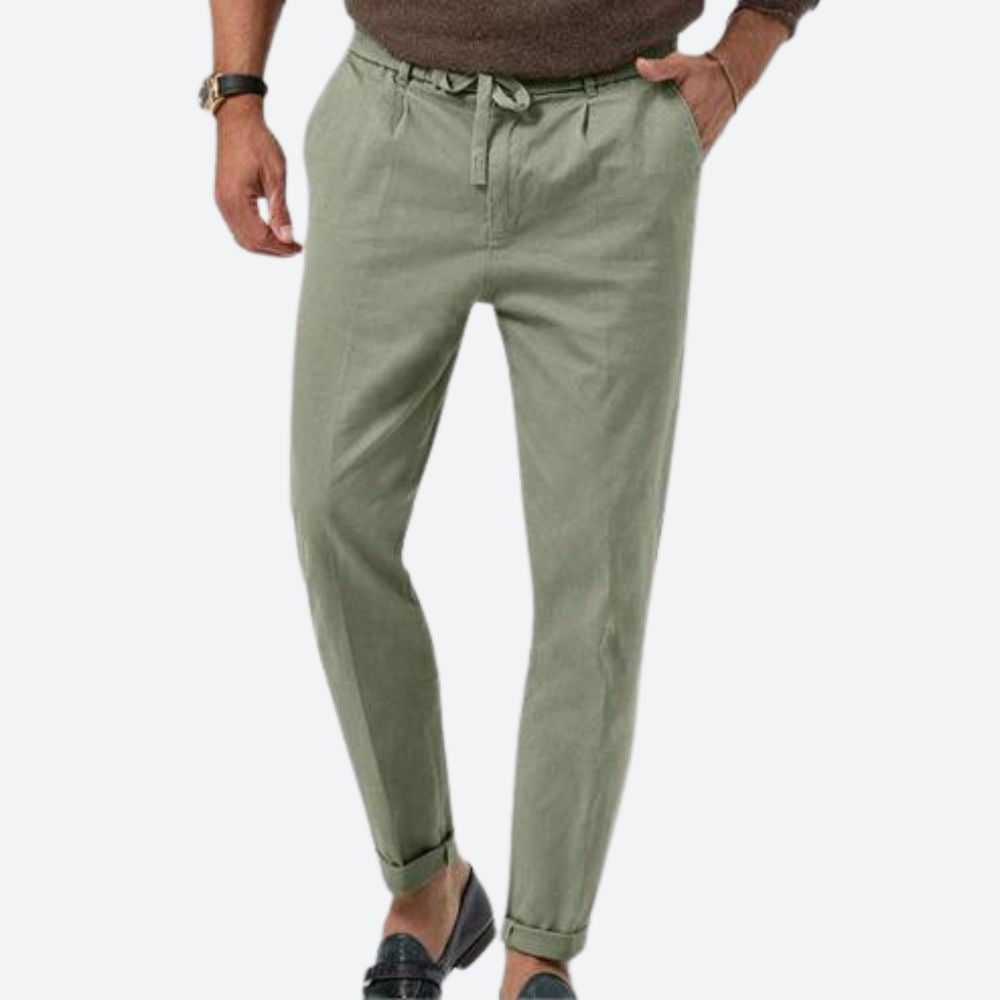 Pantalones Casual de Lino