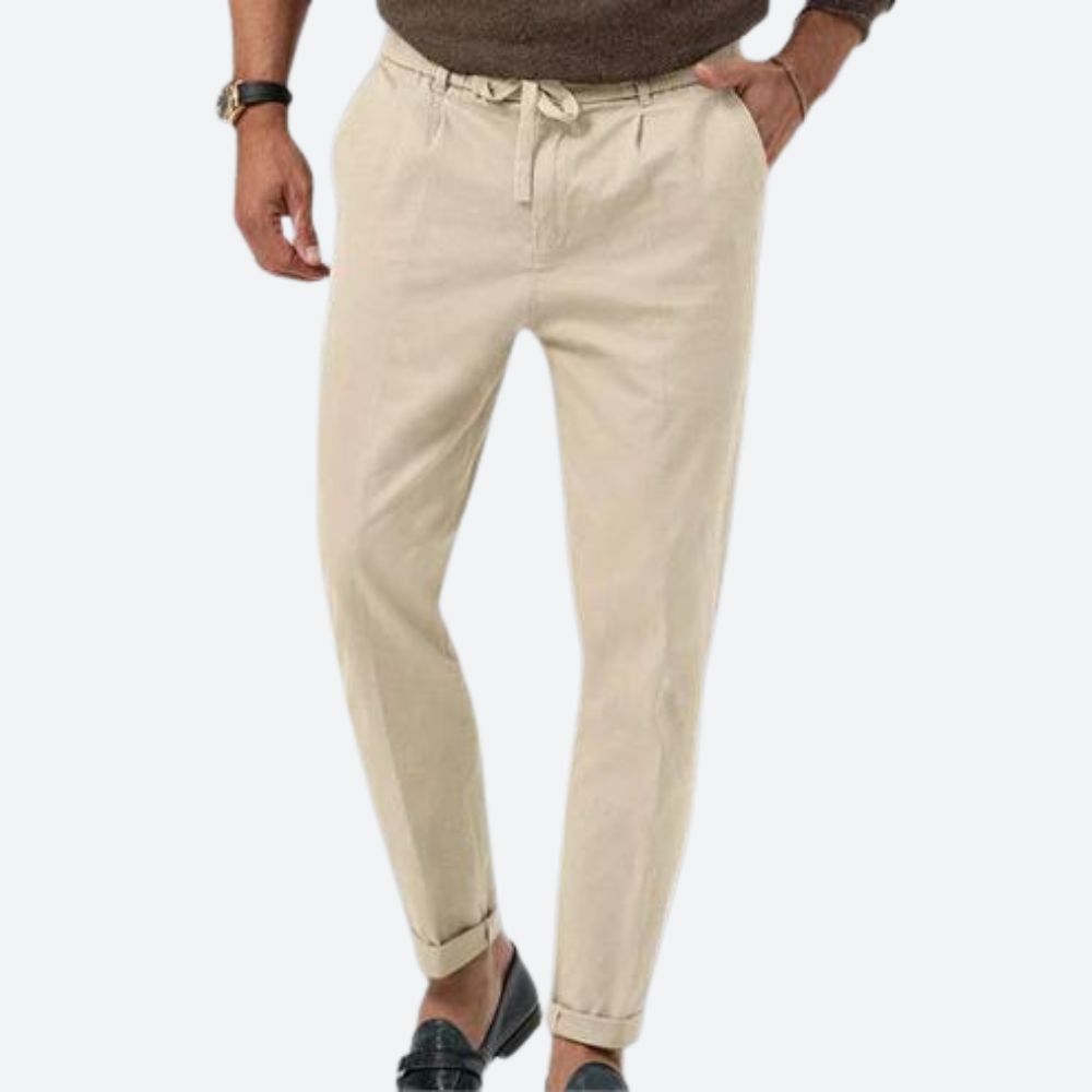 Pantalones Casual de Lino
