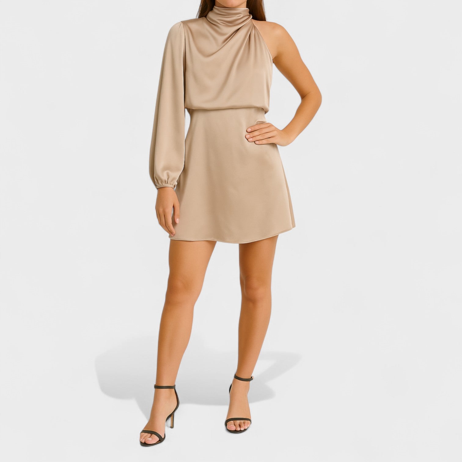 Valmira – Vestido Asimétrico de Fiesta