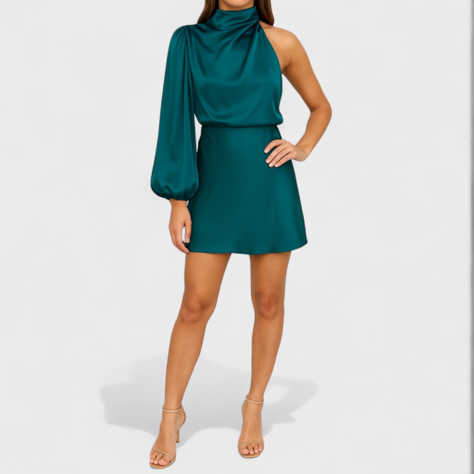 Valmira – Vestido Asimétrico de Fiesta