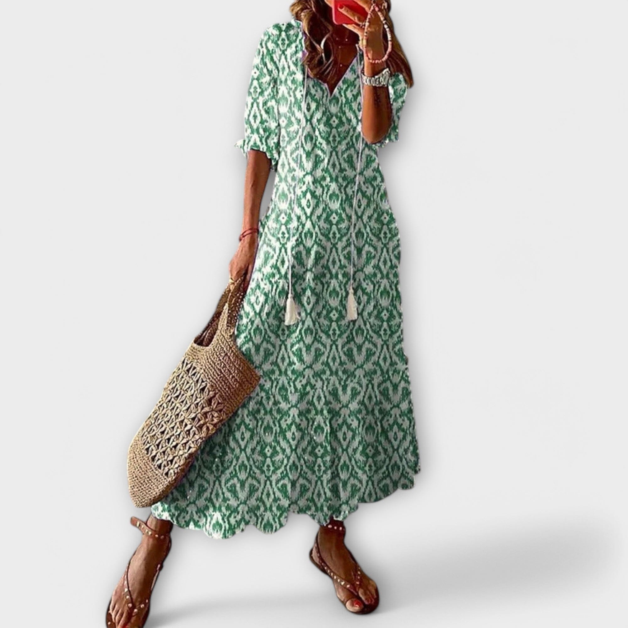 Bettina – Vestido largo bohemio