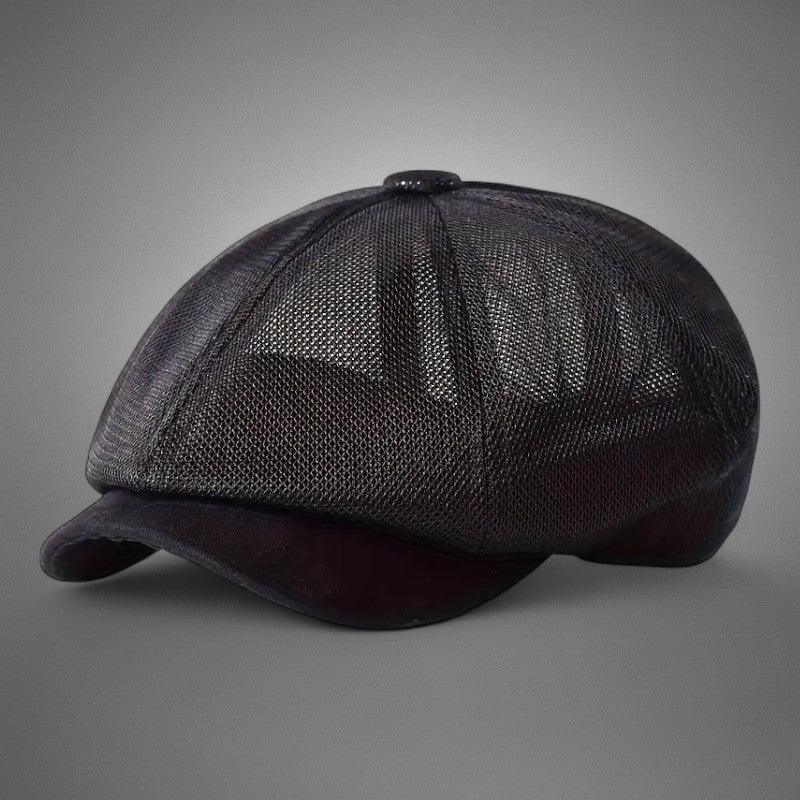 BreezeBoy | Gorra newsboy de malla transpirable para hombre