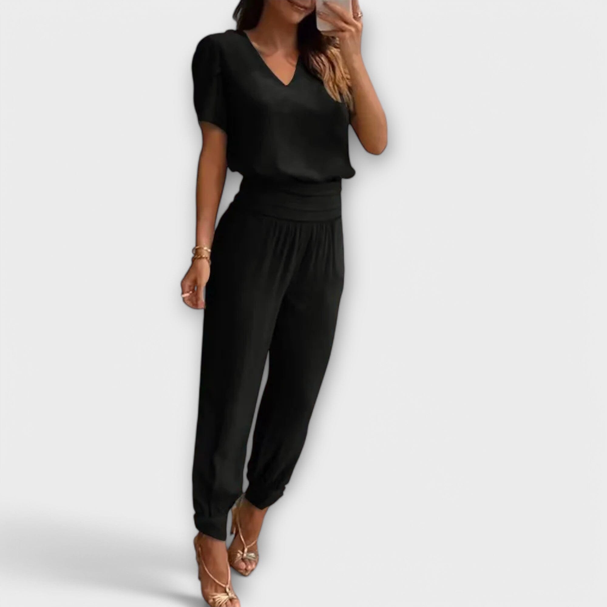 Irmelin – Conjunto Elegante con Top y Pantalón