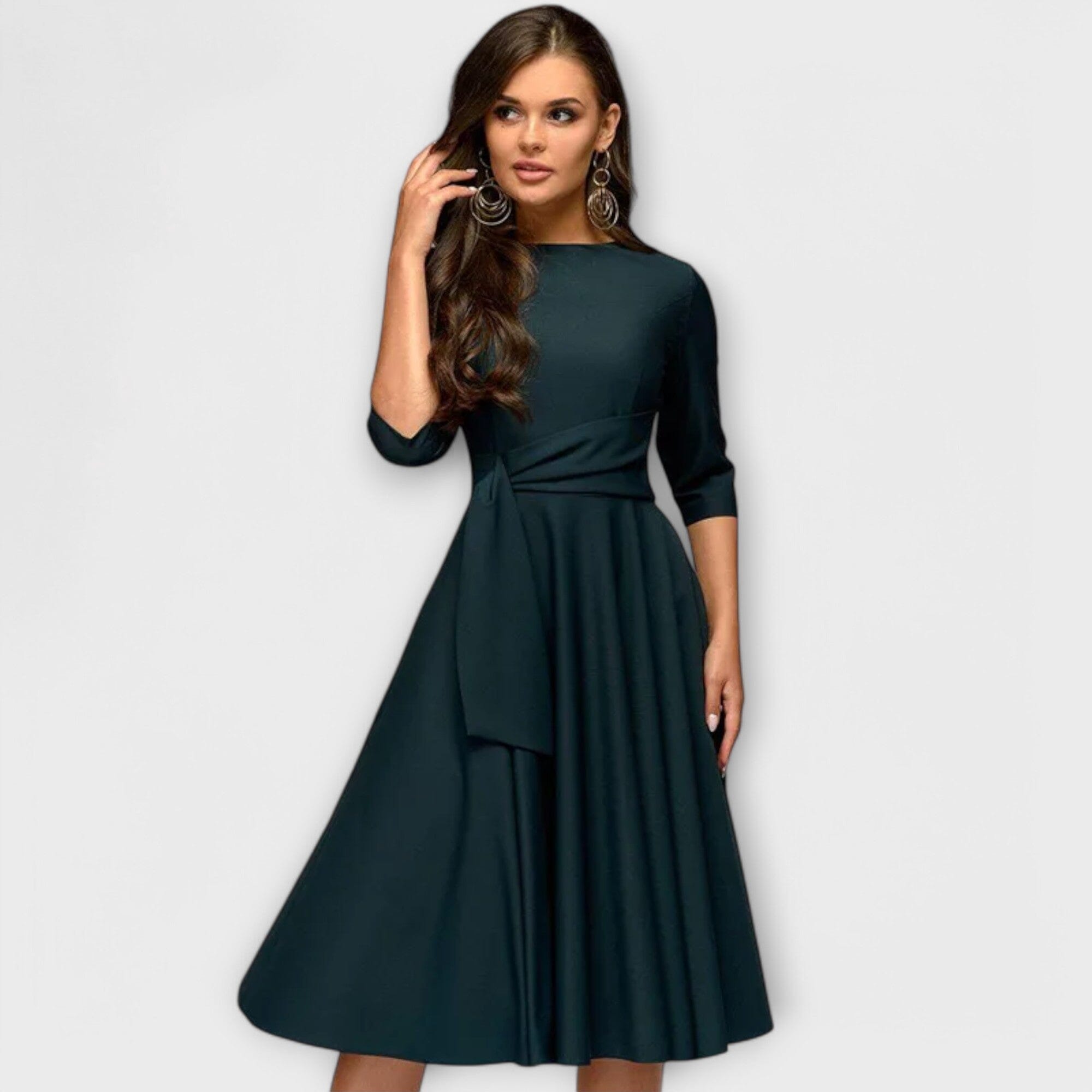 Vestido estilo swing elegante